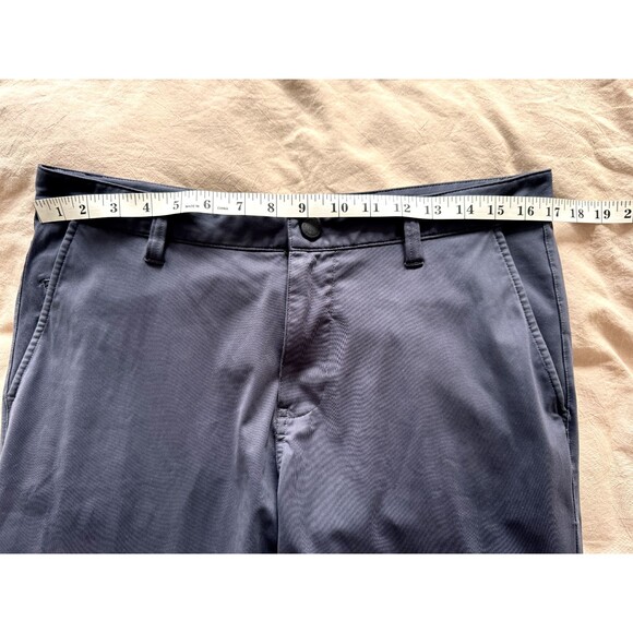 Rhone Pants Mens 33 Khaki Commuter Pants Blue Performance Golf Athlesiure Jogger - Picture 8 of 11